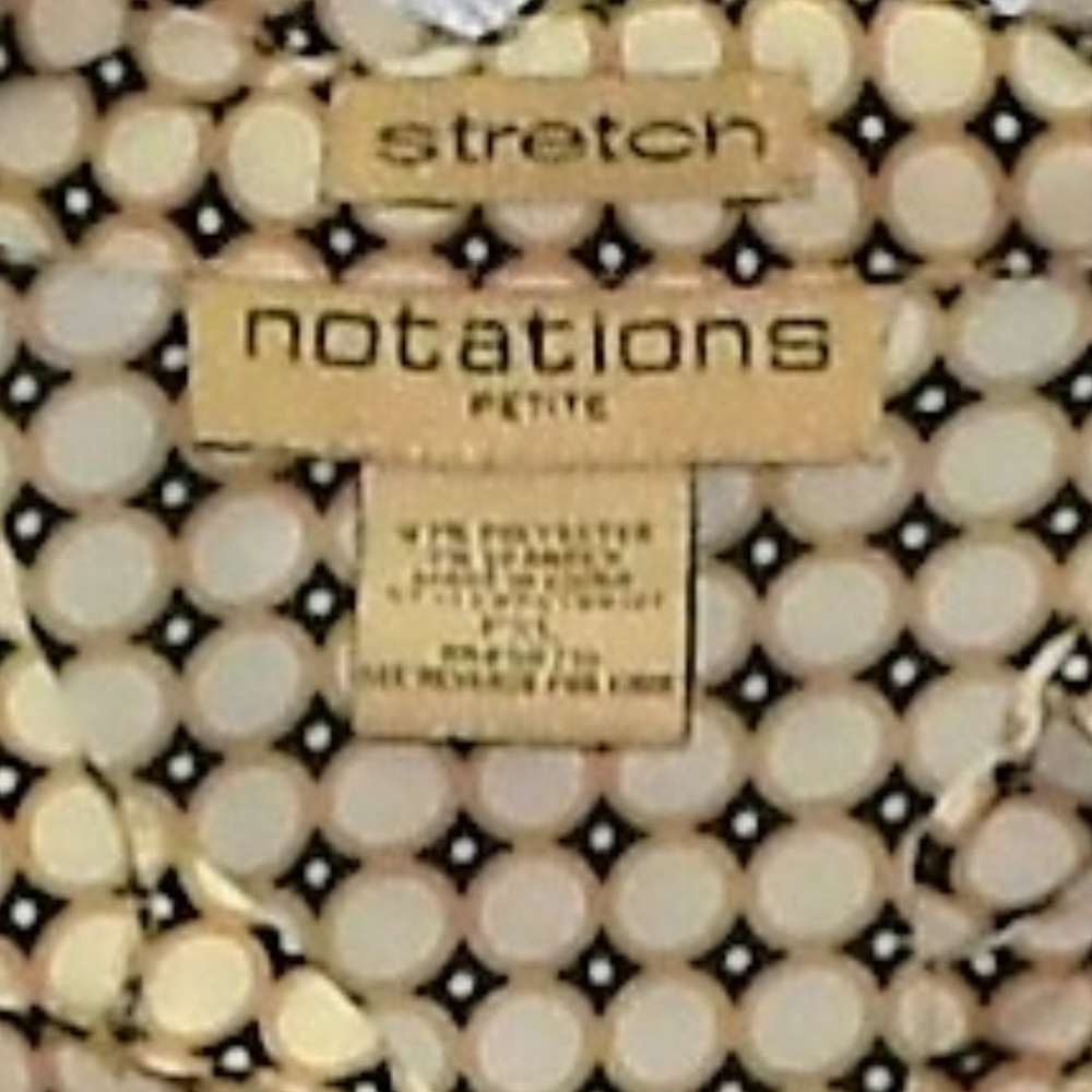 Notations Petite Button Down Blouse - image 4